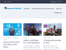 Tablet Screenshot of businessattitude.fr